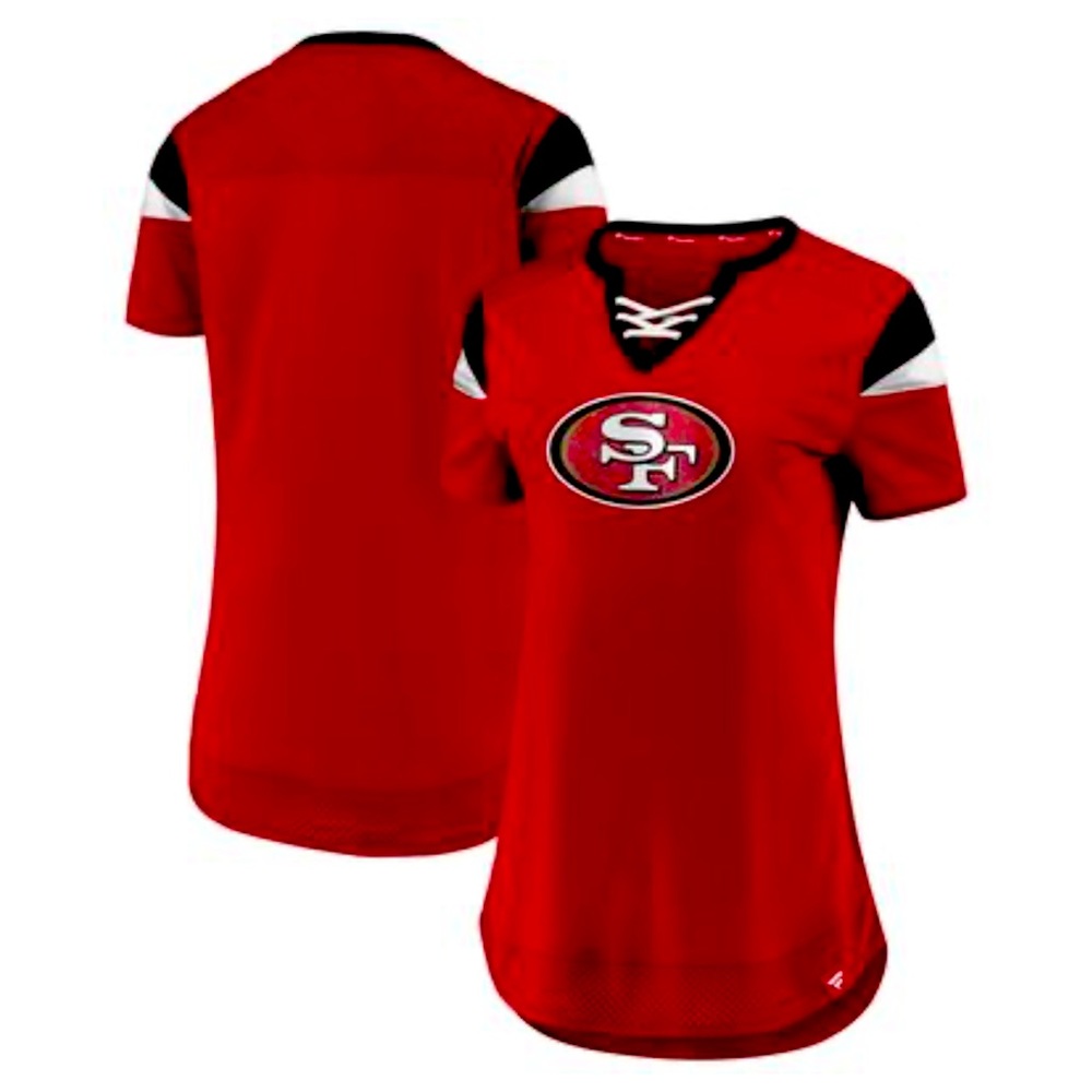 Women’s Fanatics Branded San Francisco 49ers Iconic Team Athena - T-Shirt